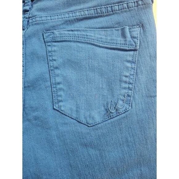 Express Women Stella Regular Fit Jean Legging Low Rise Electric Blue Size 6 NWT - Picture 7 of 14